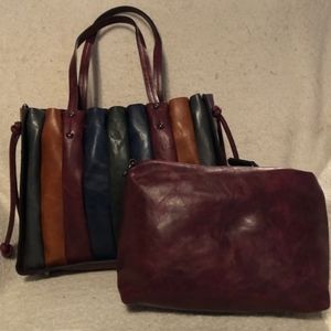 Faux leather bags